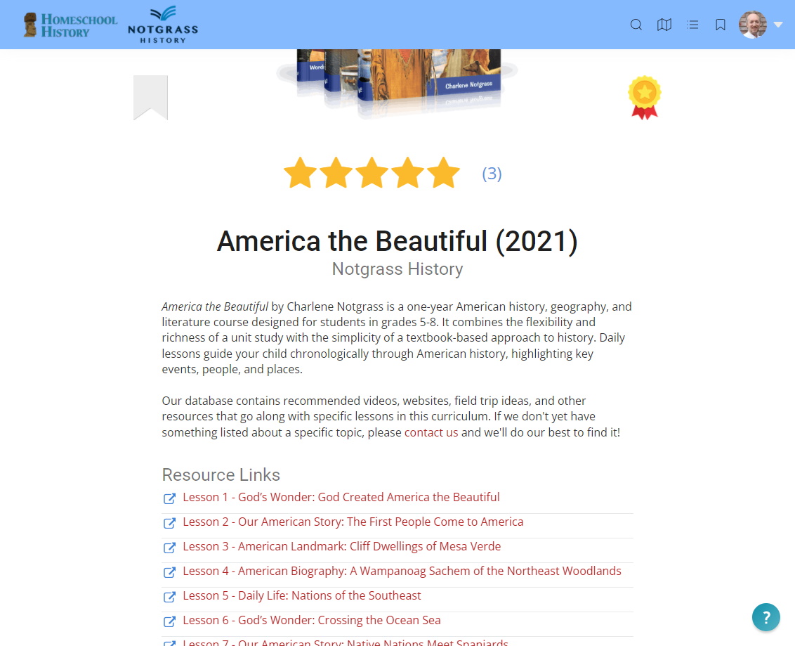 Notgrass History Curriculum Supplement Links